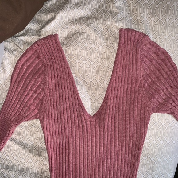 Ribbed sweater dress - Picture 4 of 4